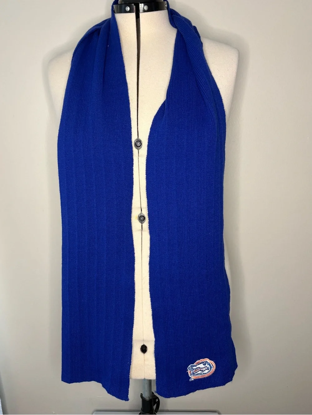 Royal Blue Team Scarf with Gators Patch